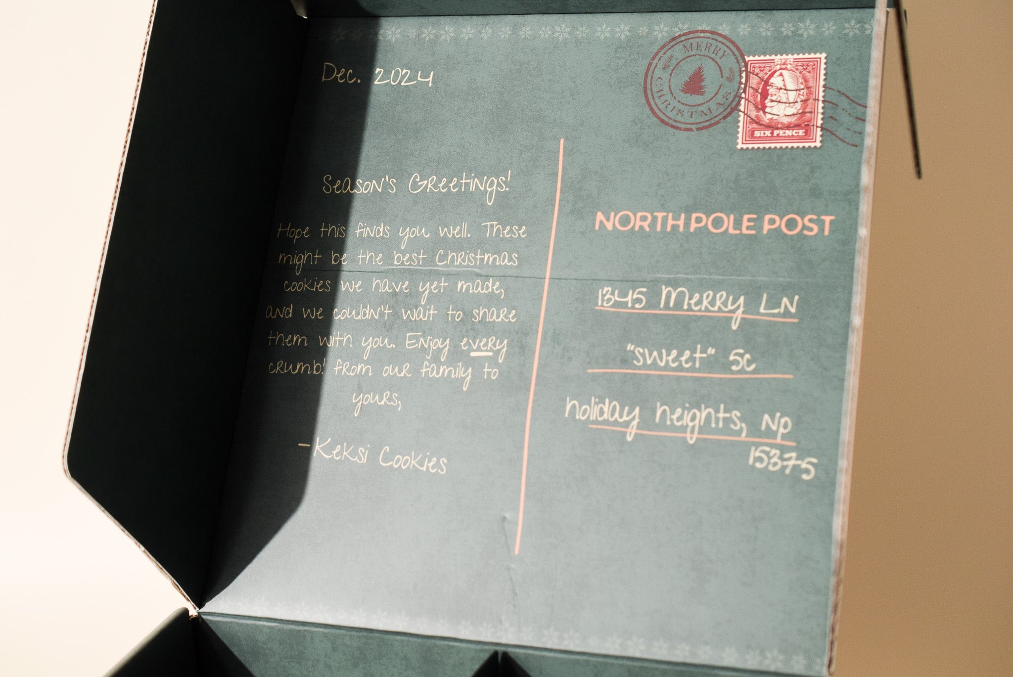 Santa Post Card Box image 8