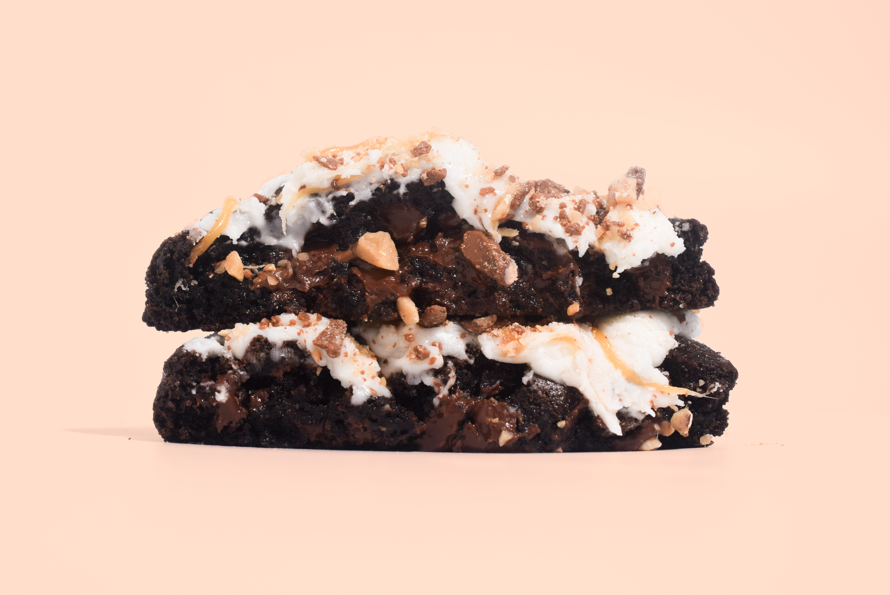 An image of a Better Than Sex Cookie on a cream background.